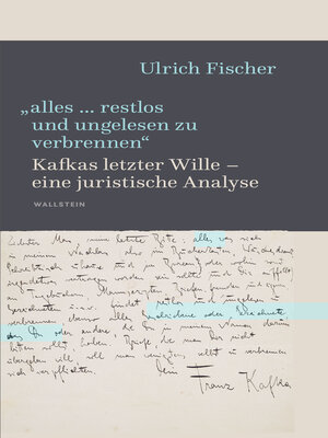 cover image of »alles ... restlos und ungelesen zu verbrennen«